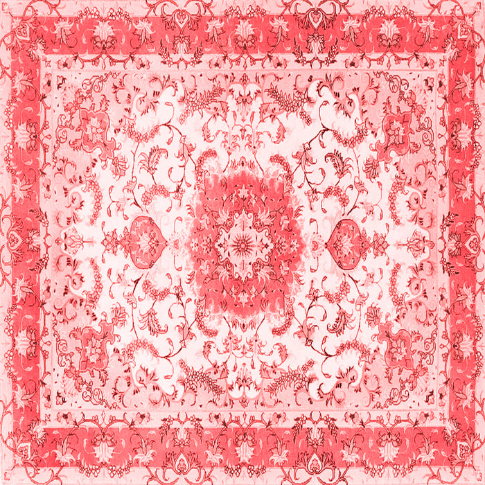 Machine Washable Persian Red Traditional Rug, wshtr3174red