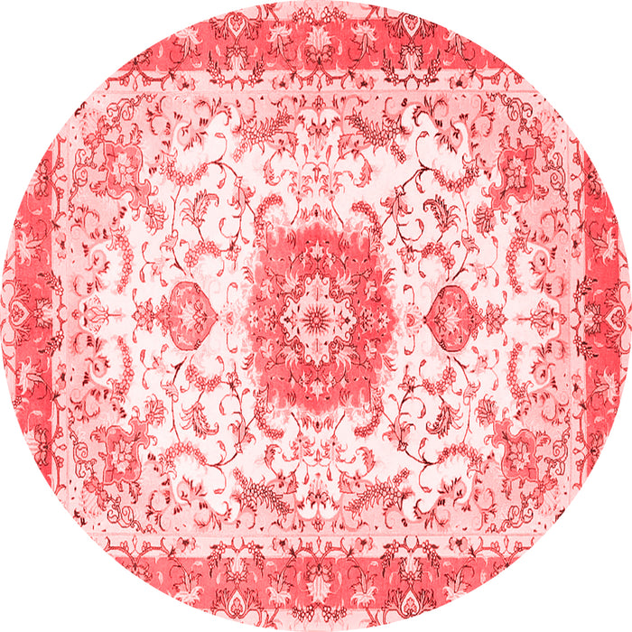 Machine Washable Persian Red Traditional Rug, wshtr3174red