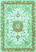 Persian Turquoise Traditional Rug, tr3174turq