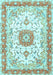 Persian Light Blue Traditional Rug, tr3174lblu