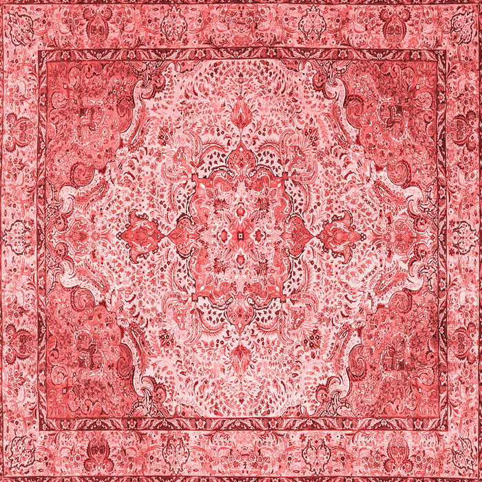 Machine Washable Persian Red Traditional Rug, wshtr3175red