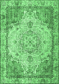 Persian Emerald Green Traditional Rug, tr3175emgrn