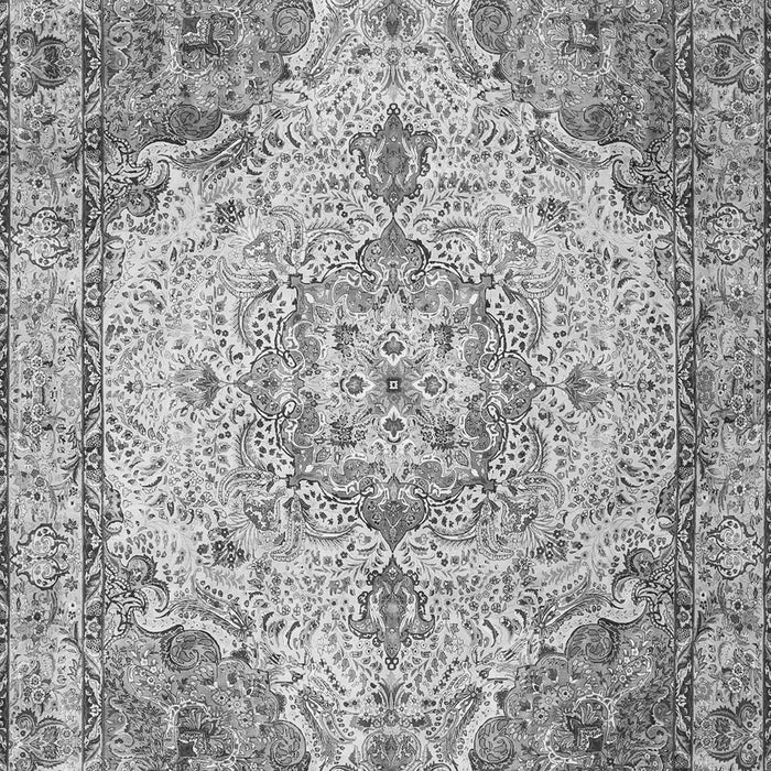 Serging Thickness of Machine Washable Persian Gray Traditional Rug, wshtr3175gry
