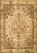 Machine Washable Persian Brown Traditional Rug, wshtr3175brn