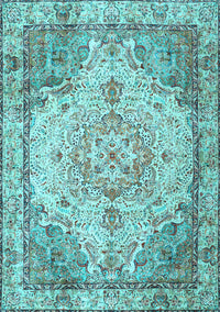 Persian Light Blue Traditional Rug, tr3175lblu