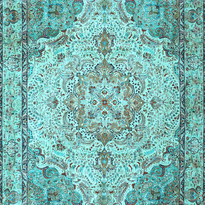 Persian Light Blue Traditional Rug, tr3175lblu