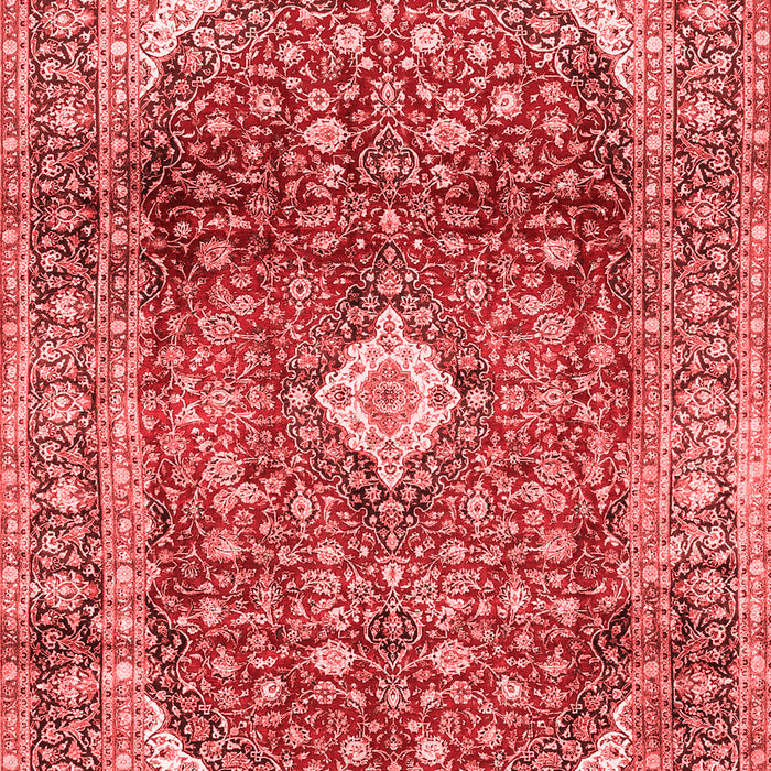 Machine Washable Persian Red Traditional Rug, wshtr3176red