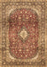 Machine Washable Persian Brown Traditional Rug, wshtr3176brn