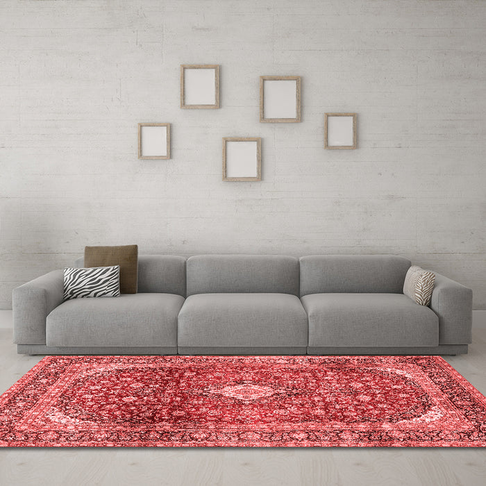 Traditional Red Washable Rugs