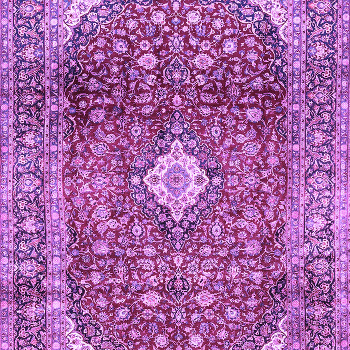 Machine Washable Persian Purple Traditional Area Rugs, wshtr3176pur