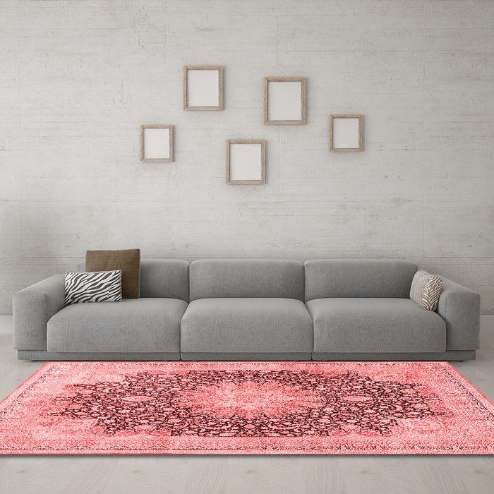 Traditional Red Washable Rugs