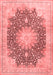 Medallion Red Traditional Area Rugs