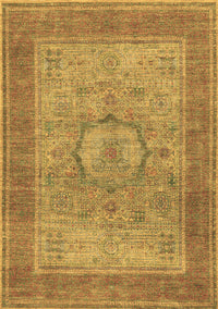 Medallion Brown Traditional Rug, tr3178brn