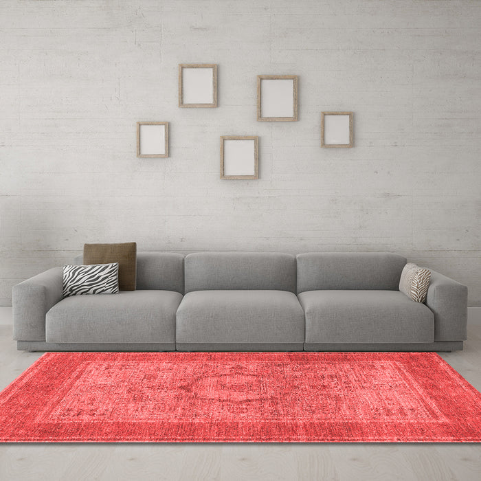 Traditional Red Washable Rugs