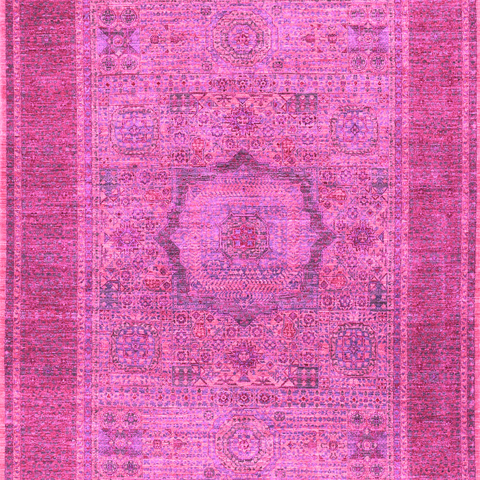 Medallion Pink Traditional Rug, tr3178pnk
