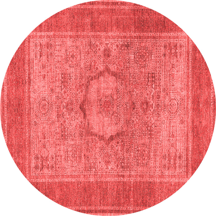 Medallion Red Traditional Rug, tr3178red
