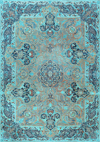 Persian Light Blue Traditional Rug, tr3179lblu