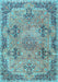 Persian Light Blue Traditional Rug, tr3179lblu