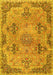 Persian Yellow Traditional Rug, tr3179yw