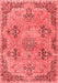 Persian Red Traditional Area Rugs