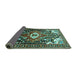 Sideview of Persian Turquoise Traditional Rug, tr317turq