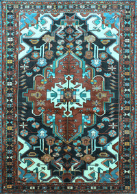 Persian Light Blue Traditional Rug, tr317lblu