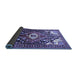 Sideview of Persian Blue Traditional Rug, tr317blu