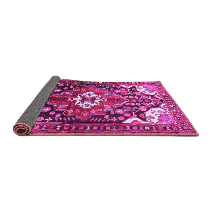 Sideview of Persian Pink Traditional Rug, tr317pnk