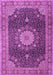 Machine Washable Persian Purple Traditional Area Rugs, wshtr3180pur