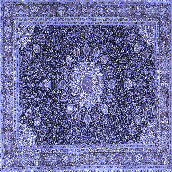 Square Persian Blue Traditional Rug, tr3180blu