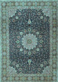 Persian Light Blue Traditional Rug, tr3180lblu