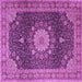 Square Persian Purple Traditional Rug, tr3180pur