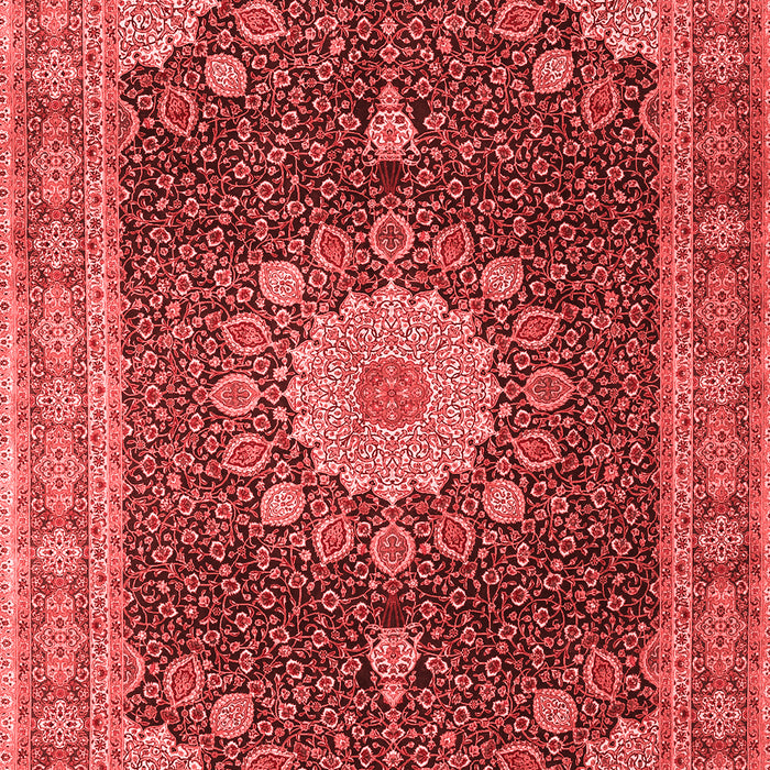 Machine Washable Persian Red Traditional Rug, wshtr3180red