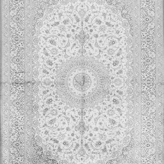 Medallion Gray Traditional Rug, tr3181gry