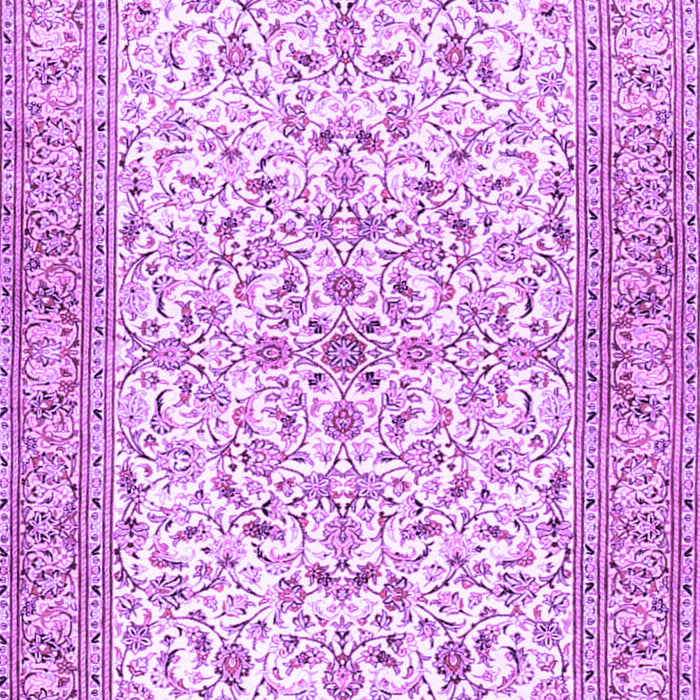 Machine Washable Persian Purple Traditional Area Rugs, wshtr3182pur