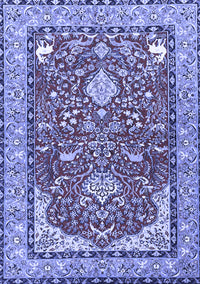 Animal Blue Traditional Rug, tr3183blu