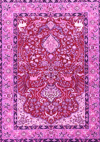 Animal Pink Traditional Rug, tr3183pnk