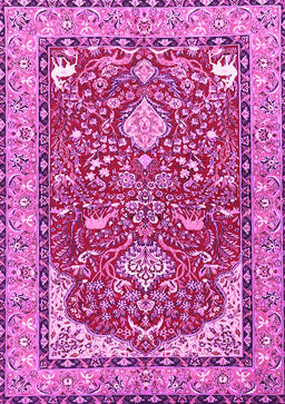 Animal Pink Traditional Rug, tr3183pnk