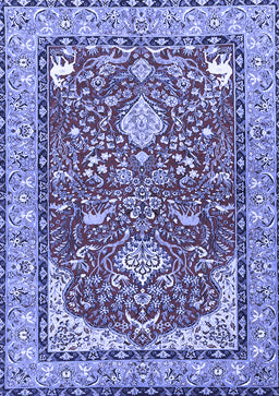 Animal Blue Traditional Rug, tr3183blu