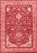 Animal Red Traditional Area Rugs