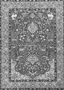 Animal Gray Traditional Rug, tr3183gry