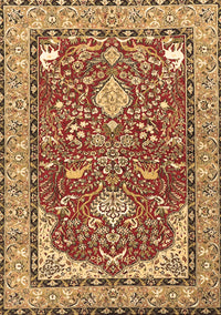 Animal Brown Traditional Rug, tr3183brn