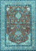 Animal Light Blue Traditional Rug, tr3183lblu