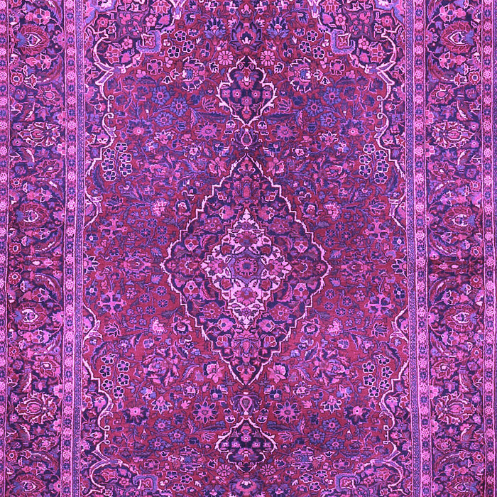 Machine Washable Persian Purple Traditional Area Rugs, wshtr3184pur