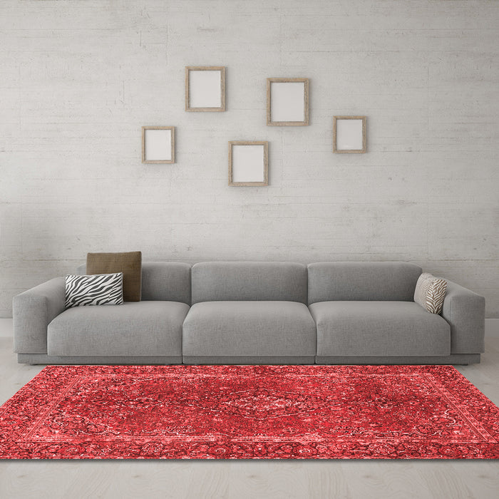 Traditional Red Washable Rugs