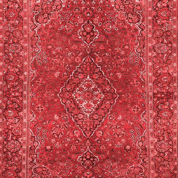 Machine Washable Persian Red Traditional Rug, wshtr3184red