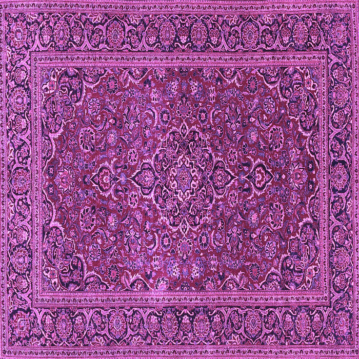 Square Persian Purple Traditional Rug, tr3185pur