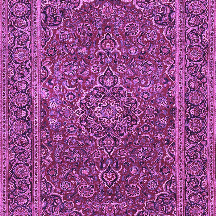 Machine Washable Persian Purple Traditional Area Rugs, wshtr3185pur