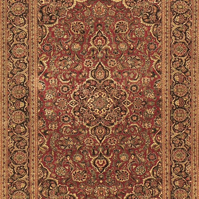 Machine Washable Persian Brown Traditional Rug, wshtr3185brn