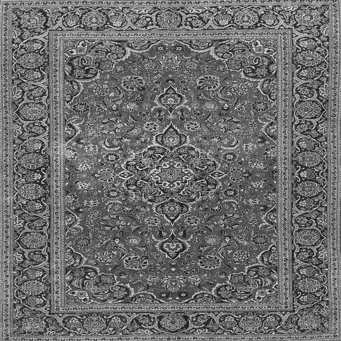 Serging Thickness of Persian Gray Traditional Rug, tr3185gry